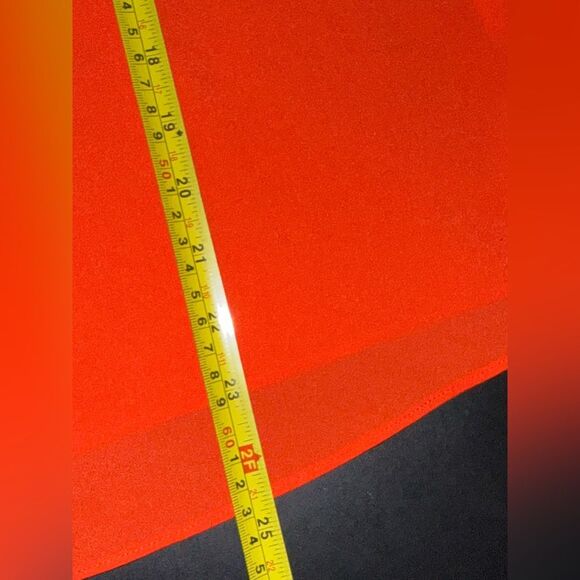 French Connection Chioma V-Neck Lace-Trim Top in Red size Medium EUC holiday - Picture 7 of 7